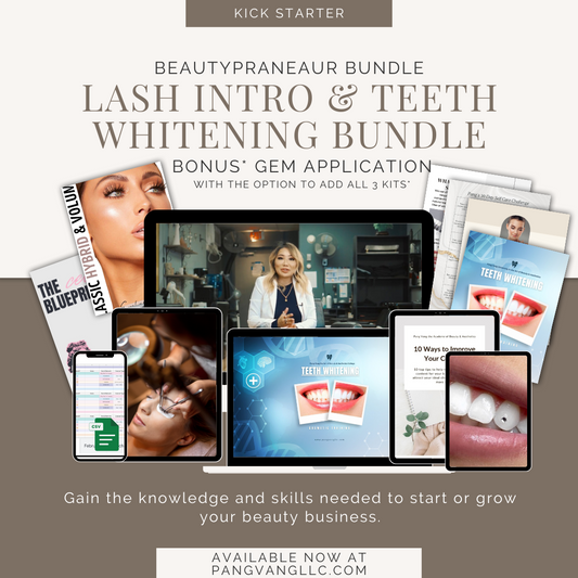 Lash Intro & Teeth Whitening Online Bundle
